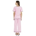 thumbnail image 4 of Inkmeso Top Pajama Set Women Solid Sleepwear Pj Loungewear 2 Piece Set Nightwear, 4 of 7