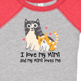 thumbnail image 4 of Inktastic I Love My Mimi Loves Me Cat Boys or Girls Baby Bodysuit, 4 of 5