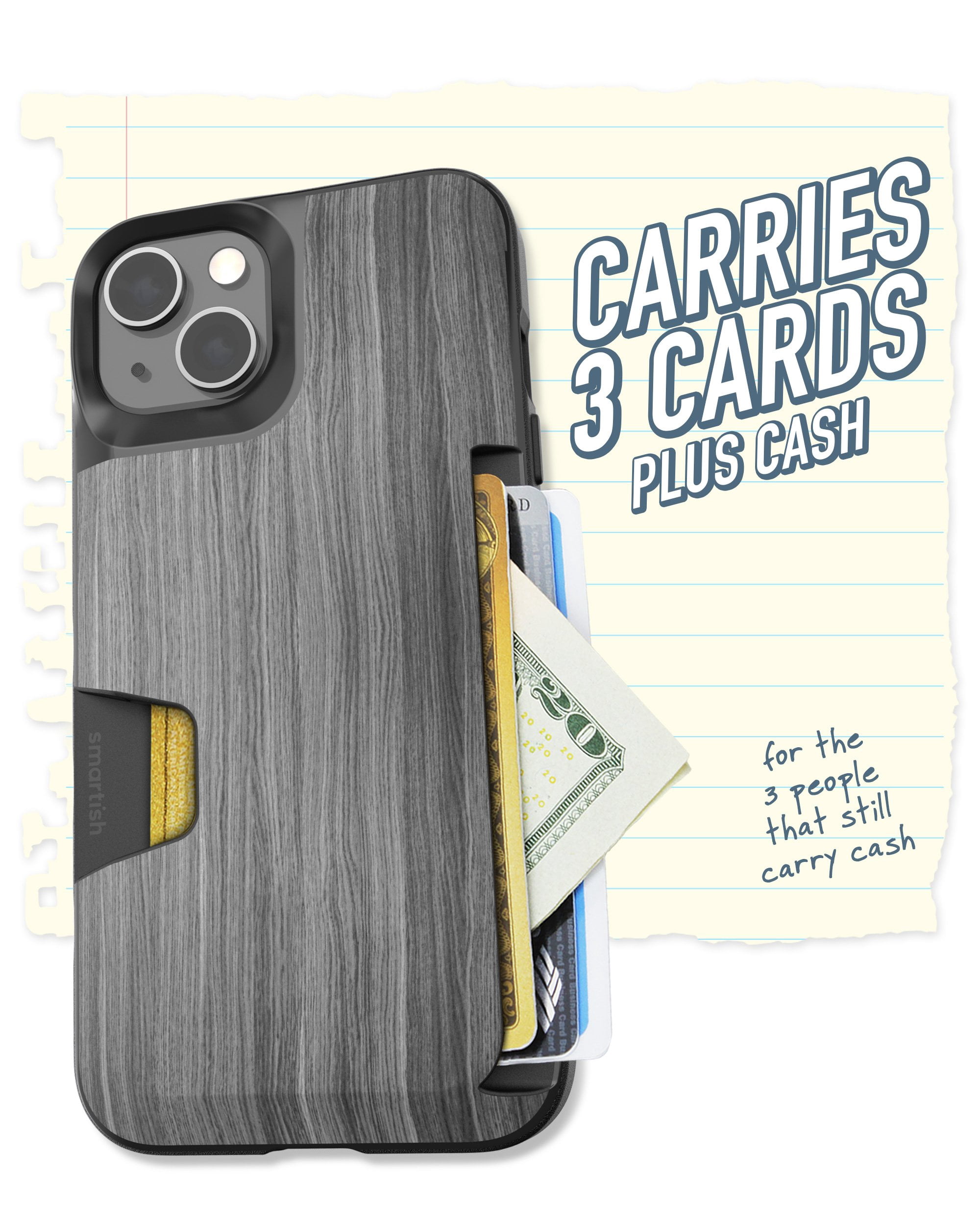 Smartish iPhone 13 Wallet Case - Wallet Slayer Vol. 1 [Slim + Protective] Credit Card Holder - Chef's Special