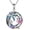 Flamingo-Purple, variant on Flamingo Necklace for Women 925 Sterling Silver Flamingo Pendant Palm Trees Necklace Crystal Jewelry Gift