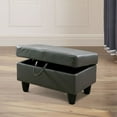 thumbnail image 3 of Ponliving 97" 3-Piece Sectional Sofa Set for Living Room With Ottoman Left Hand Side Facing, 3 of 3
