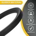 thumbnail image 3 of Uxcell C65 Drive V-Belt 65 Inch (1651mm) Inner Circumference x 22mm Width x 14mm Height, Rubber V Belt for Power Transmission, 3 of 5