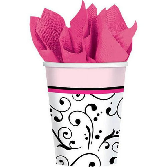 Wedding and Bridal 'Sweet Wedding' 9oz Paper Cups (18ct)