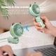 thumbnail image 3 of Handheld Fan, Mini USB Fan, Rechargeable Battery Portable Fan, 3 Speed, Small Handheld Personal Fan Foldable Table Fan (Green), 3 of 5