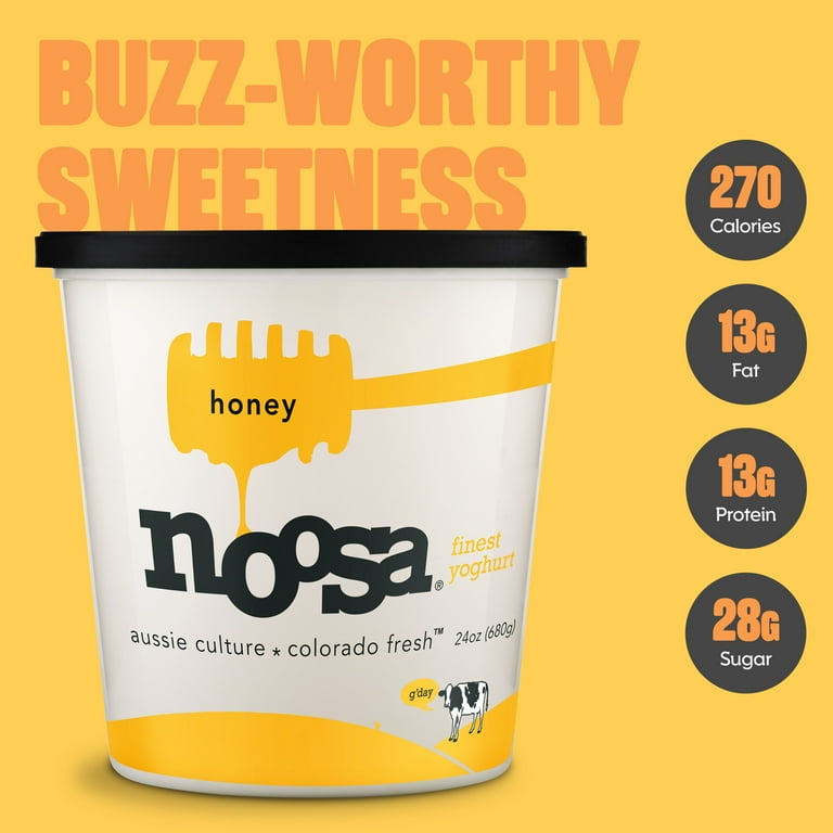 Noosa Yoghurt, Whole Milk Yogurt, Velvety Smooth & Creamy, Honey