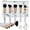White, variant on HEYMKGO 10PCS Marble Makeup Brush Set Blush Foundation Eyeshadow Brushes with 2 Makeup Sponge,White