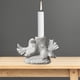thumbnail image 4 of Candelabro de paloma de resina, estatua, candelabro Adorable, escultura artesanal, figurita para el hogar, oficina, mesa, centro de mesa, colección de , 12,5 cm x 7 cm x 125 cm x 7 cm x 85 cm Colco Porta vela, 4 of 7