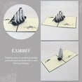 thumbnail image 3 of COMPUKAS 1Pcs Blue Paper 3D Sailboat Shape Greeting Cards for Graduation Season, 3 of 8