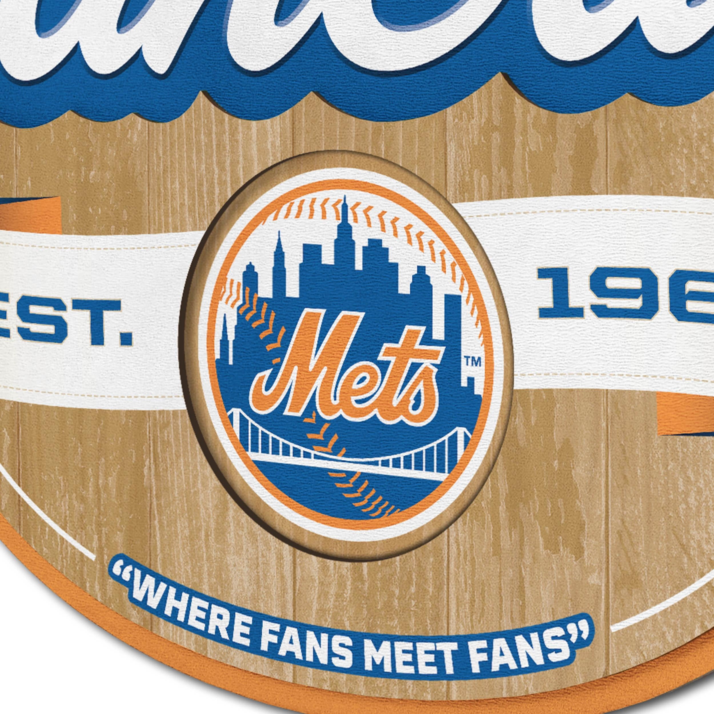 YouTheFan MLB New York Mets Fan Cave Sign