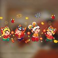 thumbnail image 3 of Gwong Decoración hogareña 2 hojas 2022 Creative Tiger Pattern Window Pegatina Hermosa Año Nuevo Estilo Pegatina de Pared de PVC Decoración para el hogar Gwong 21084757, 3 of 6