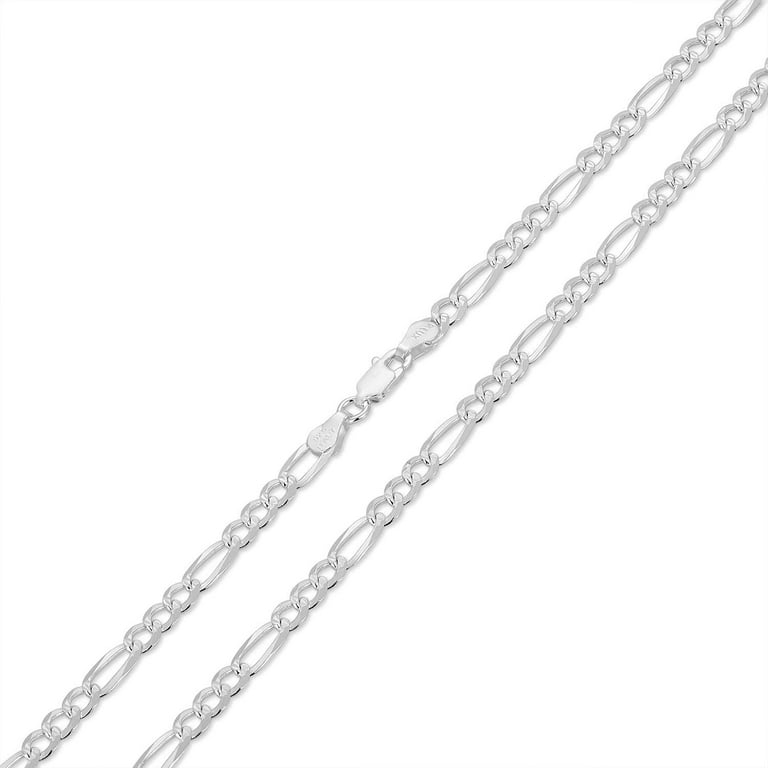 Silver Filled Figaro Chainfigaro Chainsilver Chain for Jewelry  Makingdiynecklacesbraceletswholesale Chain by Foot Findings 3mm Width 