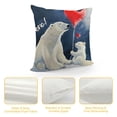 thumbnail image 4 of YINGXI Me and My Mom Pillow Cover, Mother Bear and Throw Pillow Cover, Meaningful Gifts for Mom, Birthday,, Ideas for Mom Flannel Pillow Covers 22x22in, 4 of 5