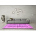 thumbnail image 3 of Ahgly Company Indoor Rectangle Abstract Purple Modern Area Rugs, 8' x 10', 3 of 4