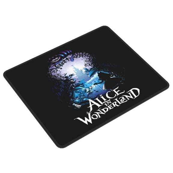 Alice in Wonden-Lan Mousepad Rectangle Cartoon Printed Non-Slip Rubber Base Mouse Pad