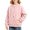 Pink, variant on Bigetiay Girls Casual Autumn Winter Hoodie Jacket for Kids with Relaxed Fit Outerwear Everyday Wear, Size 5-6 Years