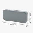 thumbnail image 4 of Estuche de gafas cuadrado Unique Bargains, almacenamiento portátil para gafas 6.5"x2.76"x1.18" gris, 4 of 5
