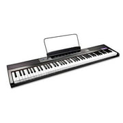 RockJam 88-Key Beginner Digital Piano / Keyboard with Full-Size Semi-Weighted Keys, Power Supply and Built-In Speakers