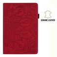 thumbnail image 6 of For Amazon Kindle Paperwhite,Floral Embossed PU Leather Wallet Stand Case with Auto Wake/Sleep for All-New Kindle Paperwhite1/2/3/4 (Fits 2012, 2013, 2015 and 2016 2018 Versions),Red, 6 of 7
