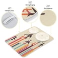 thumbnail image 4 of Yayeee Dish Drying Mat for Kitchen Counter Ultra Absorbent Easy Clean Pad 24x18", Flying Planes, 4 of 7