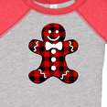 thumbnail image 4 of Inktastic Buffalo Plaid Gingerbread Man Boys or Girls Baby Bodysuit, 4 of 5
