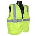 thumbnail image 1 of Radians SV2ZGSXL Polyester Solid Knit Economy Class 2 High Visibility Vest with Zipper Closure, X-Large, Green, 1 of 3