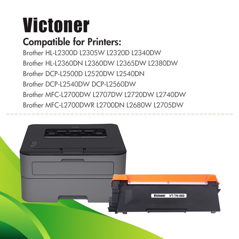 Buy Victoner Compatible Toner Replacement for Brother TN660 TN660 TN