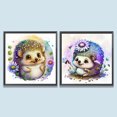thumbnail image 1 of 2 piezas 5D DIY completo redondo taladro diamante pintura conjunto Animal Kit decoración del hogar FLhrweasw Nuevo, 1 of 9