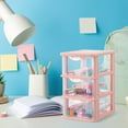 3 Drawer Tower Organizer Storage Office Box,