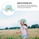 thumbnail image 4 of KAKOWELY Sombreros de paja, sombreros de moda para niños pequeños, sombreros de playa para niñas, gorras de verano con protección solar UV, 4 of 5