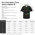 thumbnail image 5 of Pofeuu Gamepads Print Hawaiian Shirt for Men Sleeves Casual Button Down Summer Beach Dress Shirts T-Shirts,Large, 5 of 7