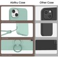 thumbnail image 4 of Compatible con funda para iPhone 13, silicona con soporte de soporte de 360 ​​​​ring (soporte magnético para automóvil) Paño de microfibra de seda suave Diseñado con cobertura total, 4 of 5