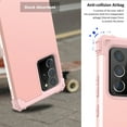 thumbnail image 4 of Galaxy Note20 Ultra Case, Dteck Heavy Dual Layer Rugged Shockproof Case Hard PC Protective Back Cover For Samsung Galaxy Note 20 Ultra 5G, Rosegold, 4 of 7