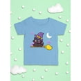 thumbnail image 3 of Cute Halloween Kitten W Broom T-Shirt Infant -Image by Shutterstock,  6 Months, 3 of 4