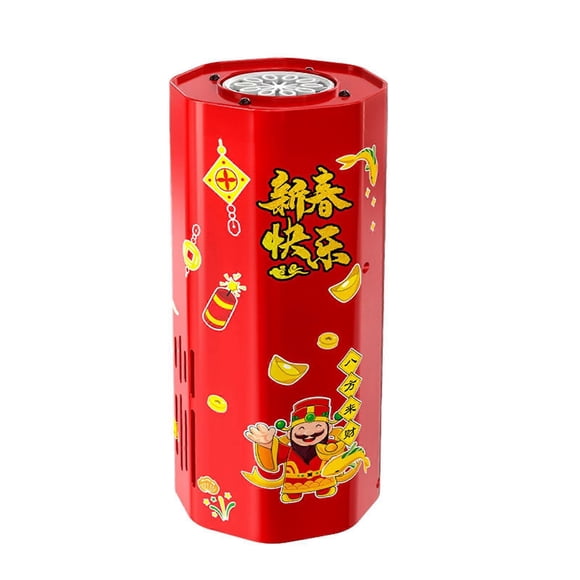 Multi-hole New Year Firework Bubble Machine Automatic Circulation Soundable Bubble Blowing Toys Kids Outdoor Toy