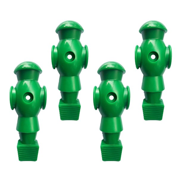 4 estatuas de futbolín para hombre, para juegos de mesa, juguetes de repuesto Verde