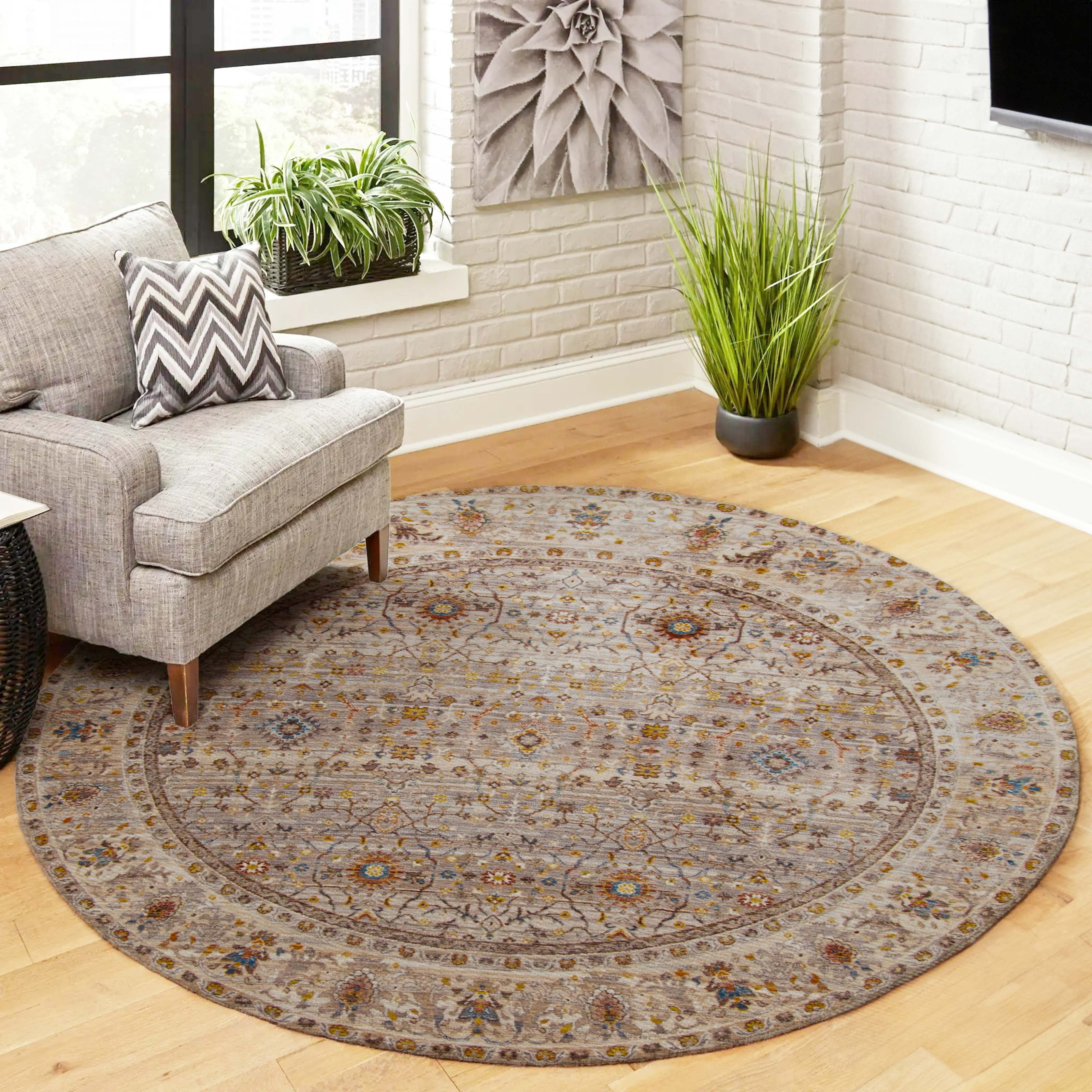 ECARPET Zaina Traditional Area Rug for Living Room, Bedroom, Dining Room, Entrance, Hallway and More.