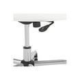 thumbnail image 4 of London Mid Back Leather Box Style Office Chair in White - Bonded Leather, 4 of 11