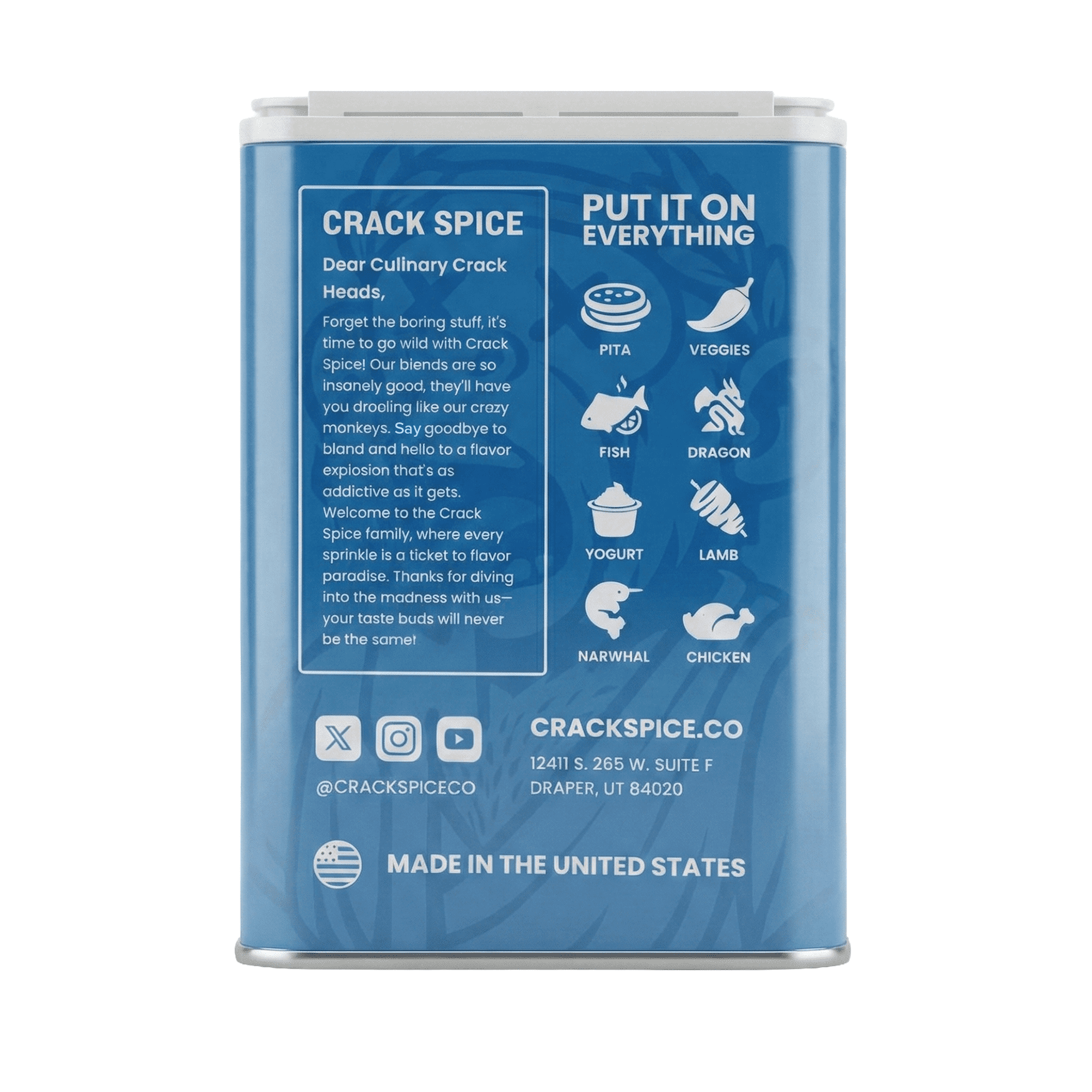 Greek Crack – Mediterranean Herb Spice Blend | Cool, Herby, Addictively Bright Seasoning for Chicken, Salads & Everything Else 4oz