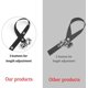 thumbnail image 4 of Timbre para Cachorros Mejorado para Perilla de Puerta/Entrenamiento para ir al baño/Campana para Perros al Aire Libre Cachorros para Perros Cachorros Cachorros Mascota Gato Calidad Premium - 3 Broches para Ajuste de Longitud negro oso de fresa Electrónica, 4 of 5