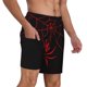 thumbnail image 2 of Balery Red Spider Bañador para hombre, shorts de playa de secado rápido con entrepierna y forro de compresión-X-Large, 2 of 6