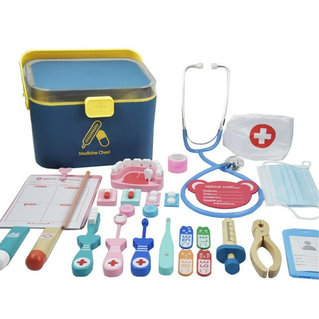 Set de juguetes para niños Play House, herramienta de inyección, caja de medicamentos