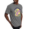 thumbnail image 4 of CafePress - Mardi Gras Flamingo T Shirt - Mens Comfort Colors Shirt, 4 of 5