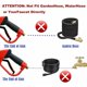 thumbnail image 4 of Pistola de lavado a presión de alta resistencia, mango ergonómico con varilla de extensión, conector de latón, seguro de gatillo, 5 boquillas, lavadora de alta presión para uso doméstico y, 4 of 5