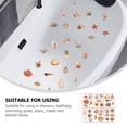thumbnail image 4 of 6 Sheets of Shell Pattern Bathtub Stickers Self-Adhesive Floor Decals Bathroom Decor, 4 of 7