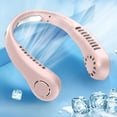 thumbnail image 4 of Ventilador de cuello colgante sin aspas Ventilador cómodo con banda para el cuello para el hogar al aire libre (Rosa E) Ehuebsd Libre de BPA, 4 of 7