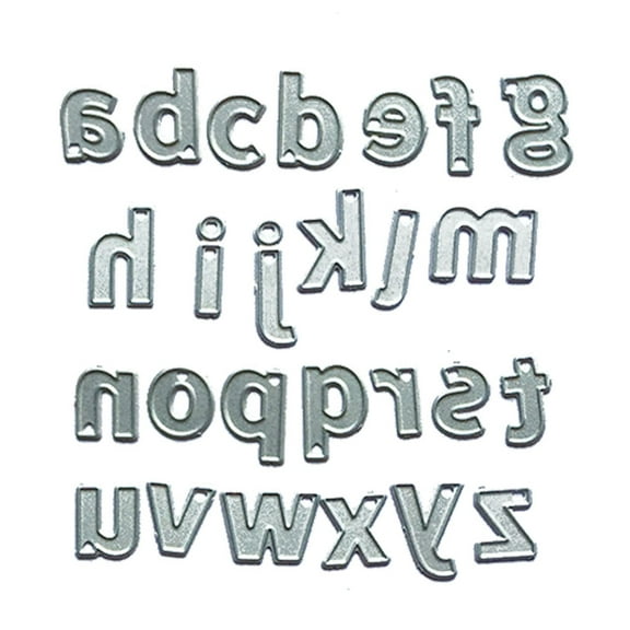 Embossing Metal Die Cutting Mold Leather Letter Number Cutting Template for DIY Jewelry Holder Home Decorations