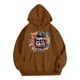 thumbnail image 2 of Sudadera con capucha de manga larga para hombre, estilo casual, de color liso, con bolsillo, de poliéster, 2 of 2