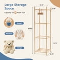 thumbnail image 4 of CONCETTA Toy Storage Organizer, Wooden Toy Holder Cage - Holds 40+ Plush Toys, Sturdy Wood & Steel Screw Construction for Toddler Room, Playroom, Bedroom, Wood, 4 of 8