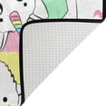 thumbnail image 4 of Coolnut Lightweight Soft Area Rugs 60 x 39 inch (5'x 3'3"), Cute Little Cat Unicorn On Abstract Line Floor Mat for Kids Playing Room Hardwood Floor Living Room Nursery Rugs, 4 of 6
