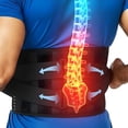 thumbnail image 1 of Lumbar Support Back Brace Belt for Work, Adjustable Men & Women Back Support, 1 of 6